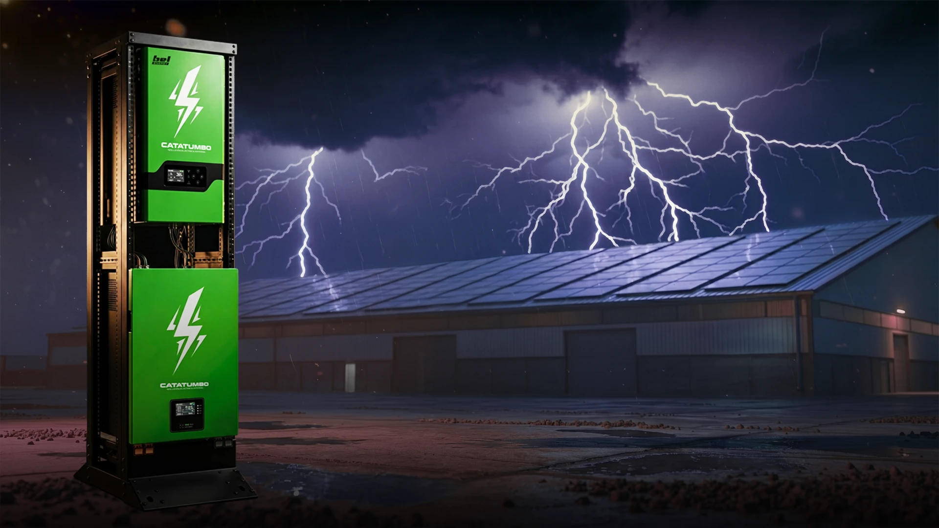 Catatumbo de Bel Energy — energía continua durante la tormenta